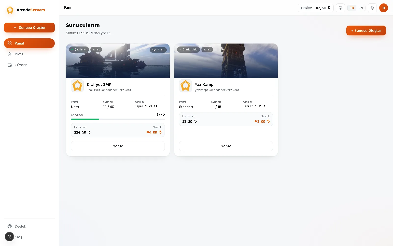 Your server's pulse on one screen