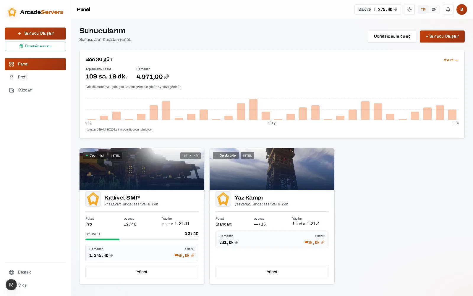 Your server's pulse on one screen